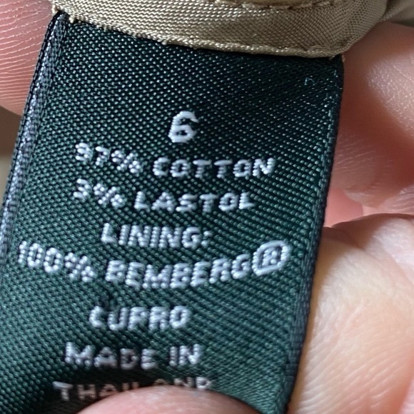 Brooks Brothers Country Club Khaki Beige Skirt - Size 6 - Picture 5 of 5